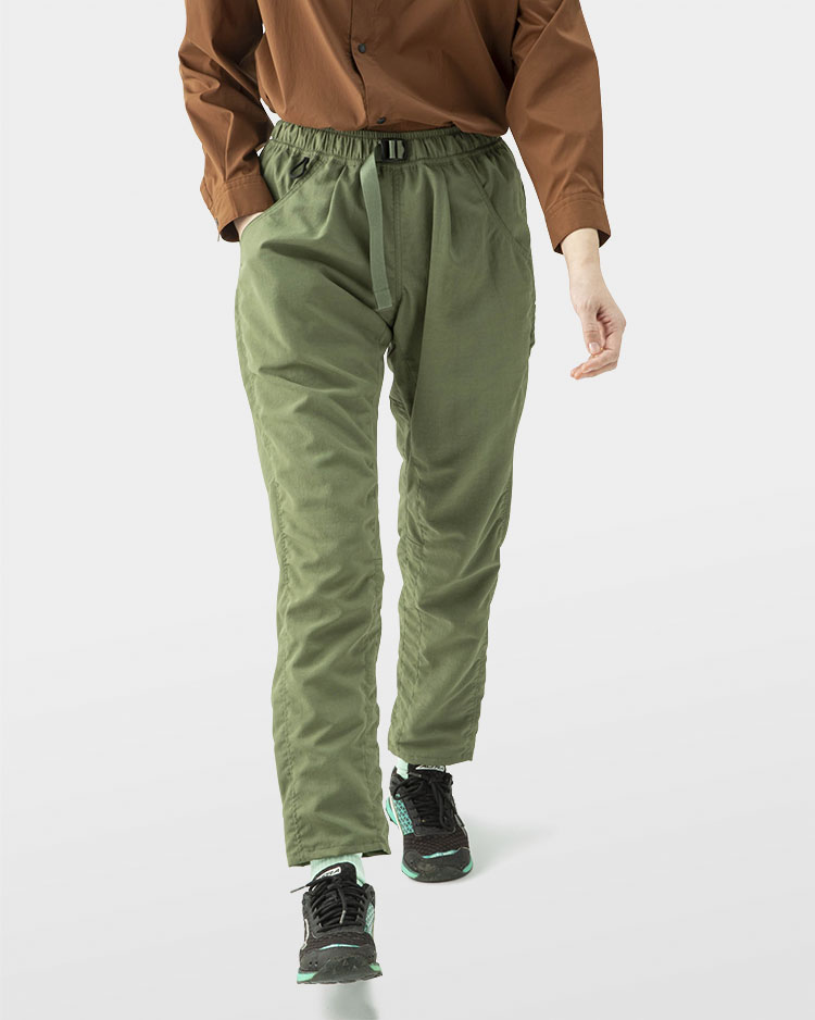 山と道One Tuck5-pocket Pants【WOMEN L】 5-Pocket One Tuck Pants | Yamatomichi U.L. HIKE & BACKPACKING